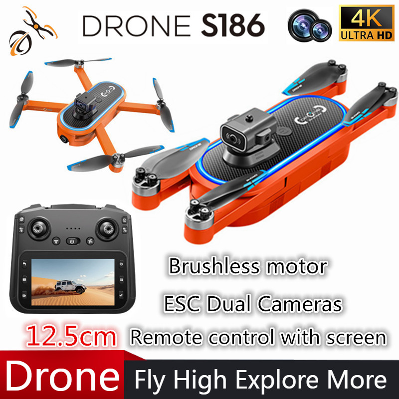 Drone Gimbal - 2025 S186 Drone Professional 4K HD