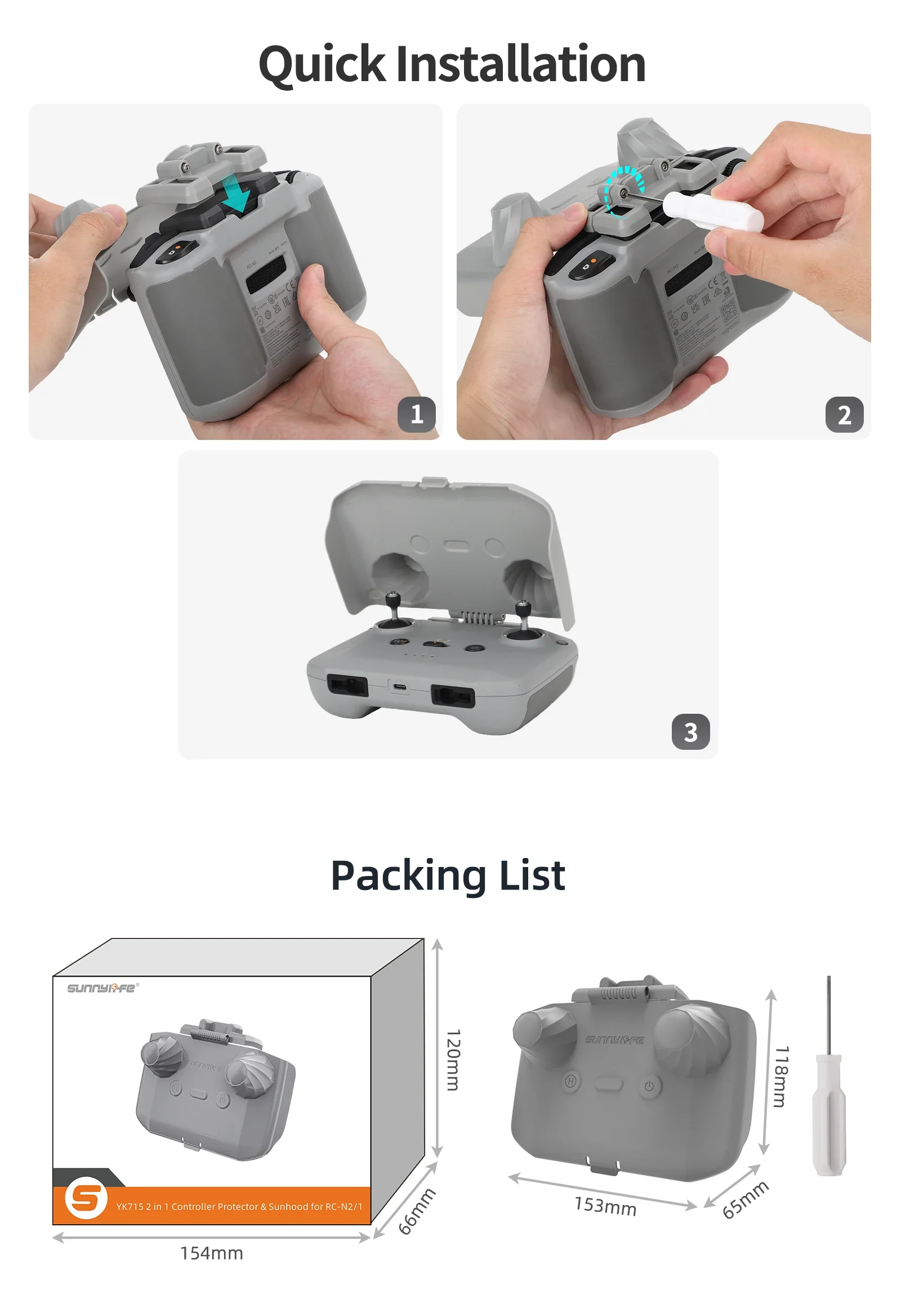 2 in 1 Controller Protector Su - Dji Drone Air 3 review and price
