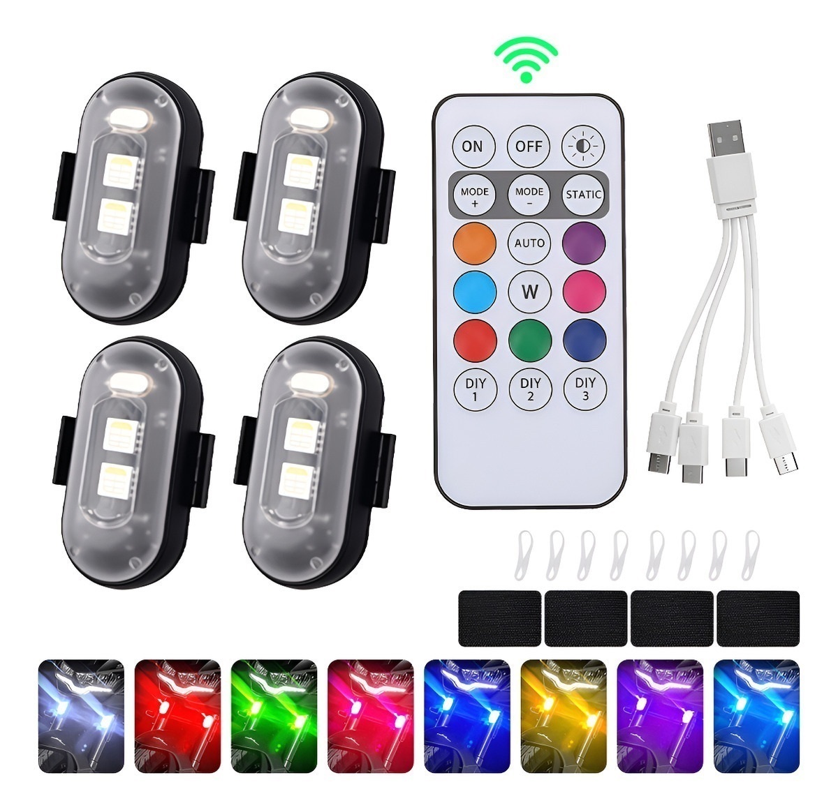 4 Pcs Led Strobe Lights with R - Drone Led Light review and price