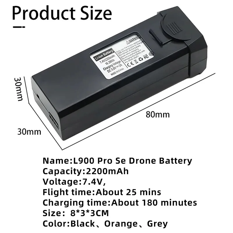 Battery L900 PRO SE Max Drone  - Jjrc Drone X12 review and price