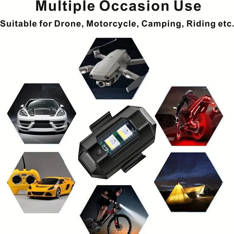 1Pcs Remote LED RGB Anti-colli - Drone Led Light review and price