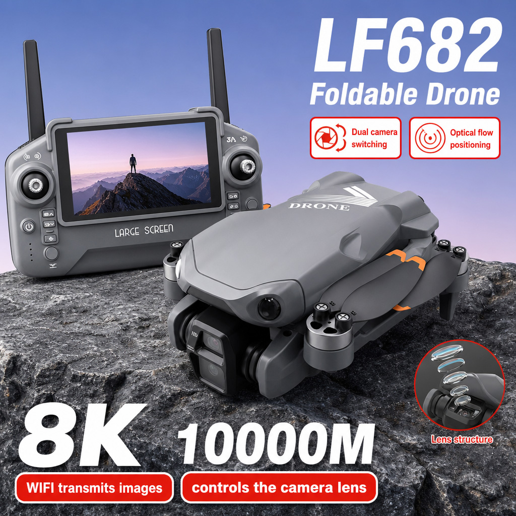 Aerial Photo LF682 Drone 8K HD - Drone Gimbal review and price