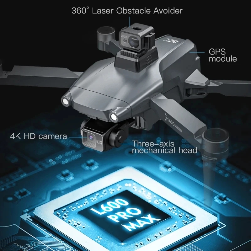 L600 PRO MAX GPS Drone Profess - Drone Gimbal review and price