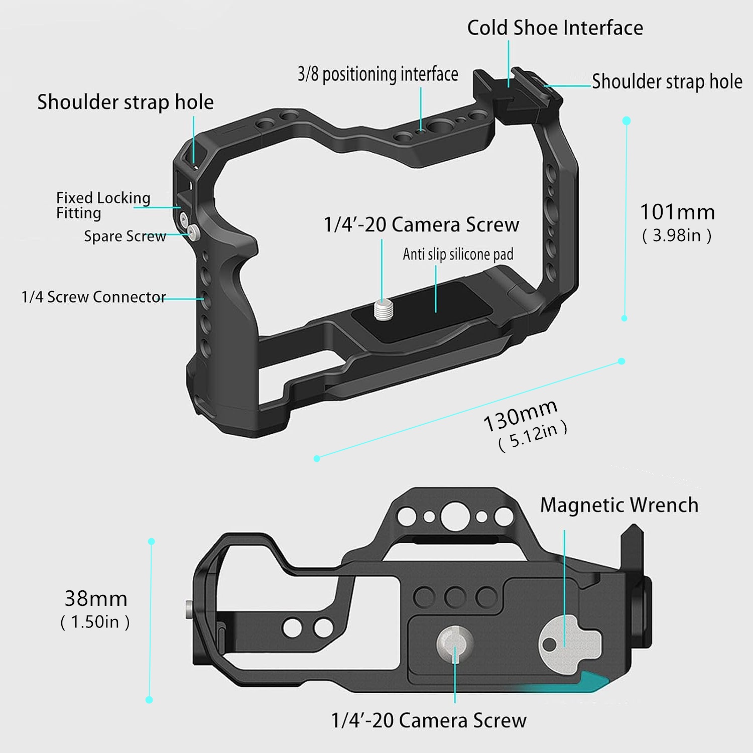 R50 Camera Cage for Canon EOS  - Canon Camera Eos R50 review and price
